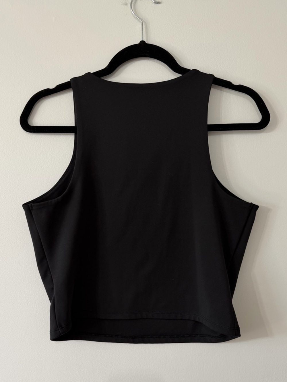 🖤 Express Body Contour Black Crop Tank | Sleeveless | Size L - Picture 4 of 4